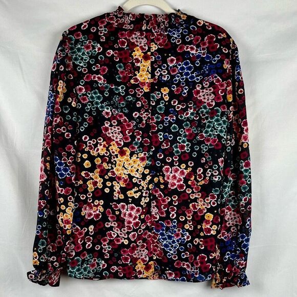Adrienne Vittadini Floral Mock Turtleneck Large - Picture 5 of 14